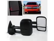 Modifystreet® For 07 13 Chevy Tahoe Power Extendable Telescopic Towing Mirrors w Heated Defrost Build in Mirror Arrow Turn Signal