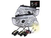 4300K HID/For 97-00 VW Passat Chrome Dual Halo/LED Eyelids Projector Headlights 4300K HID/For 97-00 VW Passat Chrome Dual Halo/LED Eyelids Projector Headlights
