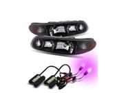 12000K Xenon HID/For 97-05 Buick Century/Regal Black/Amber Crystal Headlights 12000K Xenon HID/For 97-05 Buick Century/Regal Black/Amber Crystal Headlights