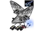 8000K HID For 00 05 Toyota Celica GT R Style Halo Projector Headlights Chrome
