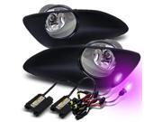 12000K HID For 06 11 Toyota Yaris 4DR Clear Glass Lens Fog Lights Driving Lamps