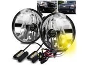 3000K Xenon HID For 07 14 Avalanche Suburban Tahoe Clear Round Fog Lights Lamps