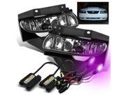 *12000K Purple HID* For 99 04 Ford Mustang Clear Lens Fog Lights Driving Lamps