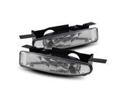 For 97 05 Buick Century Regal Euro Clear Fog Lights Driving Bumper Lamps Kit