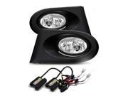 *6000K Pure White HID Kit* For 02 04 Acura RSX JDM Clear Fog Lights w Switch
