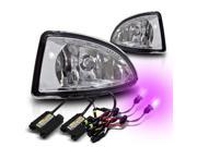 *12000K Purple HID Kit* For 04 05 Honda Civic Clear Fog Lights Lamps w Switch