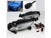 FOR 11 13 SONATA YF EURO CLEAR BUMPER FOG LIGHTS DRIVING LAMPS w SWITCH HARNESS