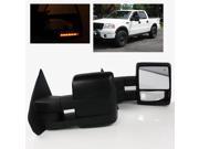 Modifystreet® For 06 Lincoln Mark LT Power Extendable Telescopic Towing Mirrors w Heated Defrost LED Signal Puddle Lights