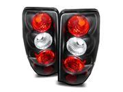 For 2000-2006 Chevy Tahoe Black Altezza Tail Lights Rear Brake Lamps For 2000-2006 Chevy Tahoe Black Altezza Tail Lights Rear Brake Lamps