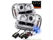 10000K HID/For 02-05 Chvey Trailblazer CCFL Halo Projector Headlights Chrome 10000K HID/For 02-05 Chvey Trailblazer CCFL Halo Projector Headlights Chrome
