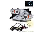 4300K HID/For 04-07 Mazda 3 4DR Sedan CCFL Halo Projector Headlights Chrome 4300K HID/For 04-07 Mazda 3 4DR Sedan CCFL Halo Projector Headlights Chrome