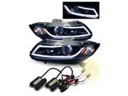 4300K HID/12-15 Civic 4DR/12-13 2DR Glossy Black LED Tube Projector Headlights 4300K HID/12-15 Civic 4DR/12-13 2DR Glossy Black LED Tube Projector Headlights