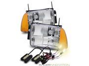 4300K HID/For 95-97 Chevy Blazer Aftermarket Crystal Headlights Chrome Amber 4300K HID/For 95-97 Chevy Blazer Aftermarket Crystal Headlights Chrome Amber