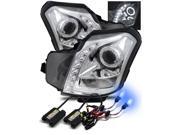 10000K HID/For 2003-2007 Cadillac CTS Halo/LED Strip Chrome Projector Headlights 10000K HID/For 2003-2007 Cadillac CTS Halo/LED Strip Chrome Projector Headlights