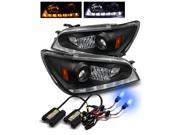 10000K HID/For 01-05 Lexus IS300 Black DRL LED Strip Projector Headlights Lamps 10000K HID/For 01-05 Lexus IS300 Black DRL LED Strip Projector Headlights Lamps