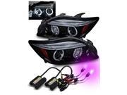12000K HID/For 05-10 Scion tC Glossy Black Dual Halo Projector Headlights Lamps 12000K HID/For 05-10 Scion tC Glossy Black Dual Halo Projector Headlights Lamps