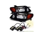 4300K HID/For 01-03 Mazda ProtEGe Aftermarket Crystal Headlights Black Amber 4300K HID/For 01-03 Mazda ProtEGe Aftermarket Crystal Headlights Black Amber