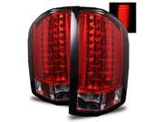For 07-12 Chevy Silverado Euro Red Clear LED Tail Lights Rear Brake Lamps For 07-12 Chevy Silverado Euro Red Clear LED Tail Lights Rear Brake Lamps