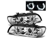For 00-03 BMW E53 X5 Chrome 3D Angel Eye Halo Ring Projector Headlights Lamp Set For 00-03 BMW E53 X5 Chrome 3D Angel Eye Halo Ring Projector Headlights Lamp Set