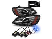 10000K HID/For 11-17 Jetta (Halogen) 3D Halo Projector Headlights Lamps Black 10000K HID/For 11-17 Jetta (Halogen) 3D Halo Projector Headlights Lamps Black