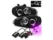 12000K HID/For 92-96 Mazda MX3 Halo Projector Headlights Lamps Black 12000K HID/For 92-96 Mazda MX3 Halo Projector Headlights Lamps Black