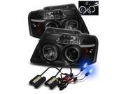 10000K HID/For 04-08 Ford F150 Halo Projector Headlights Lamps Black Smoke 10000K HID/For 04-08 Ford F150 Halo Projector Headlights Lamps Black Smoke