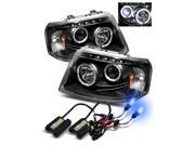 10000K HID/For 03-06 Ford Expedition Halo Projector Headlights Lamps Black 10000K HID/For 03-06 Ford Expedition Halo Projector Headlights Lamps Black
