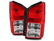 For 05-12 Nissan Pathfinder Red Clear Left/Right Tail Lights Rear Brake Lamps Replacement Assembly Set For 05-12 Nissan Pathfinder Red Clear Left/Right Tail Lights Rear Brake Lamps Replacement Assembly Set