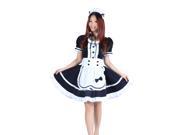 CTMWEB Maid Culture Cosplay Maid Dress 05 Queen of Darkness Set XS