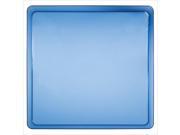 Translucent Blue 11.5 inch Square Plastic Tray 6 Ct