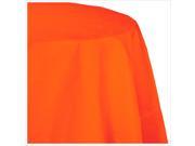 82 inch Octy Round Tissue Poly Tablecover Sunkissed Orange 12 Ct