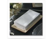 8 x 17 LINEN LIKE White Guest Towel 1 4 Fold Case of 600