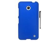 For Nokia Lumia 630 Rubberized Design Hard Snap On Phone Protector Case with Stylus Pen