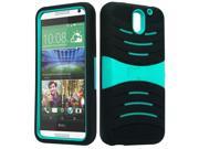 for HTC Desire 610 Arch Hybrid Stand Cover Case Stylus Pen ApexGears TM Phone Bag. Black Teal