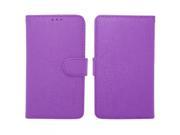 for Microsoft Lumia 640 Purple Faux Leather Wallet Case Cover Stylus Pen ApexGears TM Phone Bag