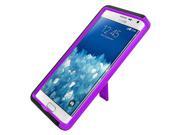 for Samsung Galaxy Note Edge Black Purple Heavy Duty Stand Cover Case