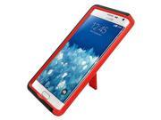 for Samsung Galaxy Note Edge Black Red Heavy Duty Stand Cover Case