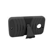 for Motorola Moto X 2nd Generation Arch Hybrid Stand Cover Case. Black