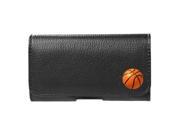 for ZTE Paragon Zephyr Faux Leather Basketball Pouch Belt Clip Case Cover Velocity ™