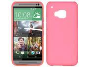 for HTC One M9 Crystal Plastic TPU Cover Case Stylus Pen ApexGears TM Pink