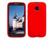 for Motorola Moto E 2015 2nd Generation Crystal Plastic TPU Cover Case Stylus Pen ApexGears TM Red