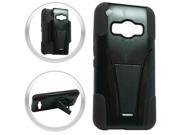 for ZTE Imperial II 2 Hybrid Y Stand Cover Case Stylus Pen ApexGears TM Black