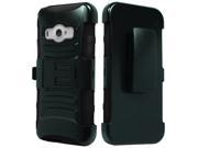 for ZTE Imperial II 2 Robotic Belt clip Holster Stand Cover Case Stylus Pen ApexGears TM Black