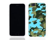 For Apple iPhone 6 Green Blue Camo Case Cover