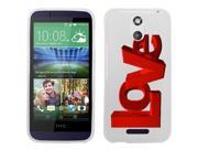 For HTC Desire 610 Red Love Case Cover