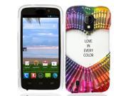 For ZTE Warp 4G Love in Every Color Case Cover