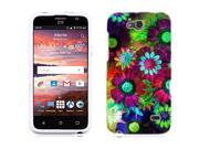 for ZTE Maven Colorful Flowers Phone Cover Case