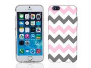 For Apple iPhone 5C Pink Grey Chevron Case Cover