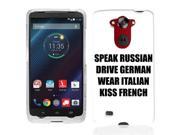 For Motorola Droid Turbo Speak Russian Case Cover