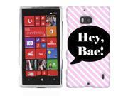 For Nokia Lumia 928 Hey Bae Pink Case Cover